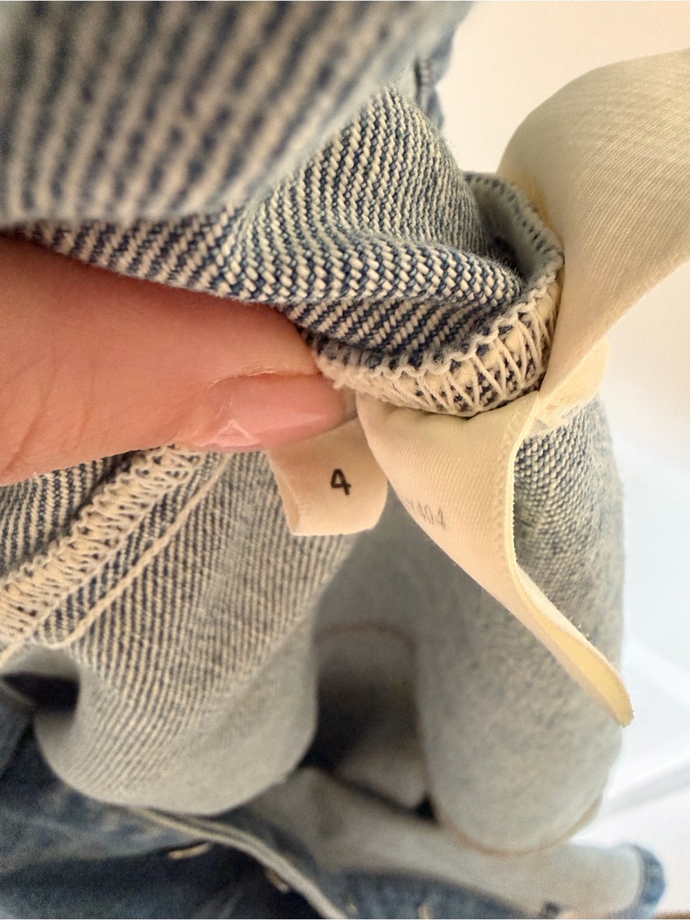 Reformation Blue Denim Button-Front Mini Dress - Picture 3 of 3